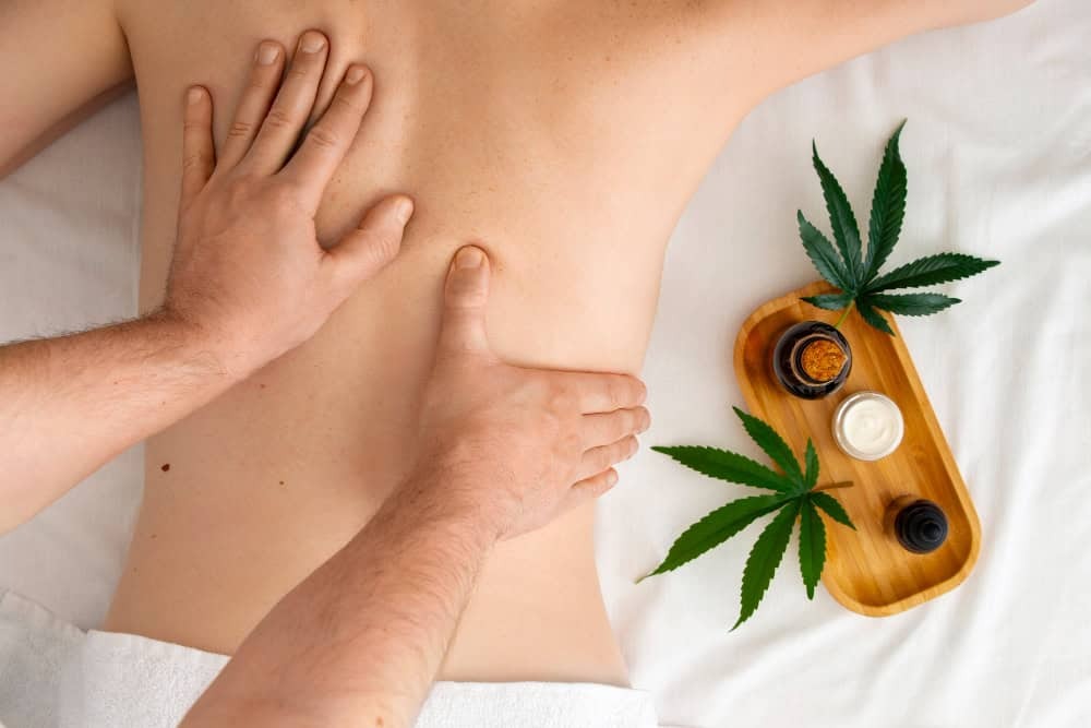 Natural ingredients prepared for a body ritual