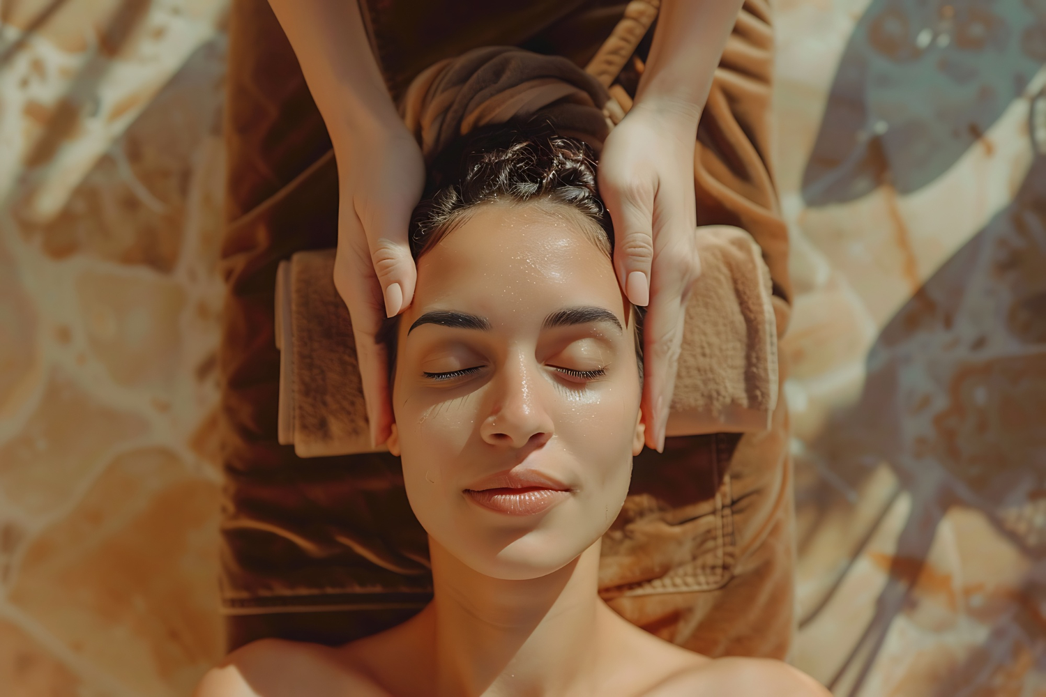 Ayurvedic head, face massage and Shirodhara package experience