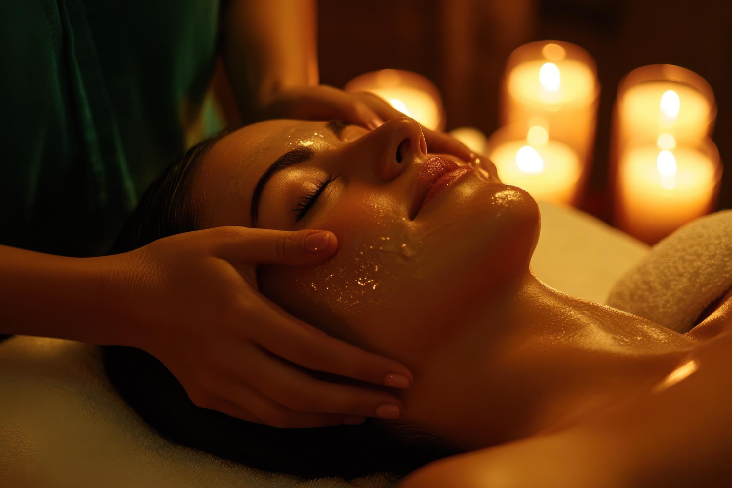 Mukhyabhyanga face massage with Padabhyanga foot massage experience